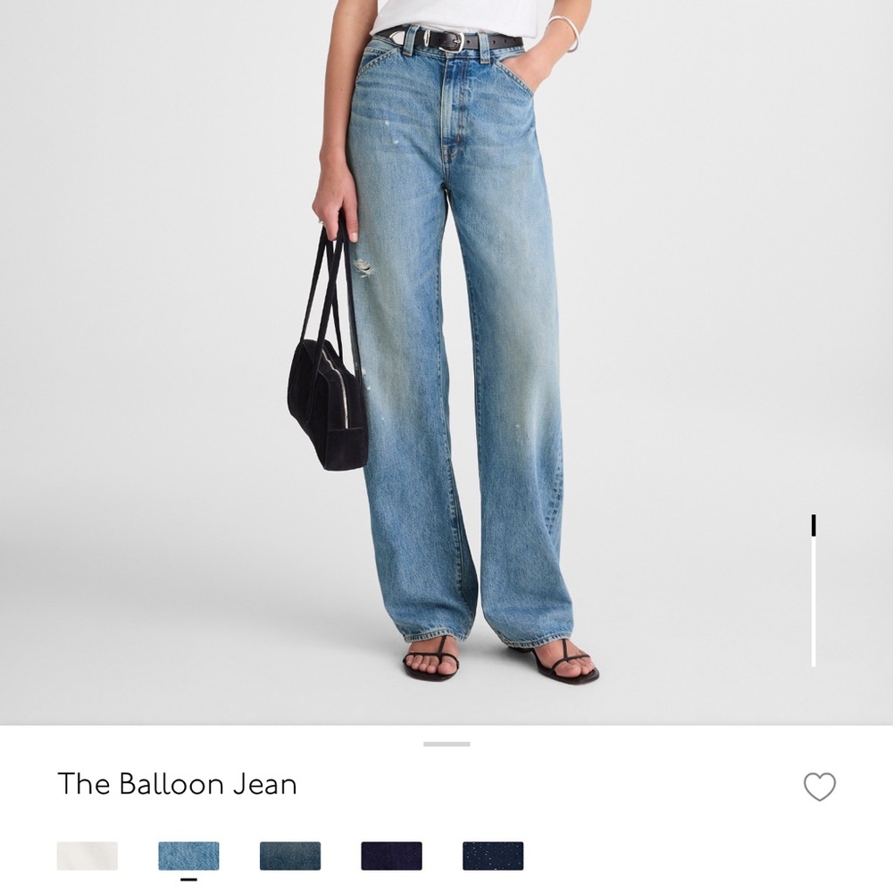 Madewell balloon Jean